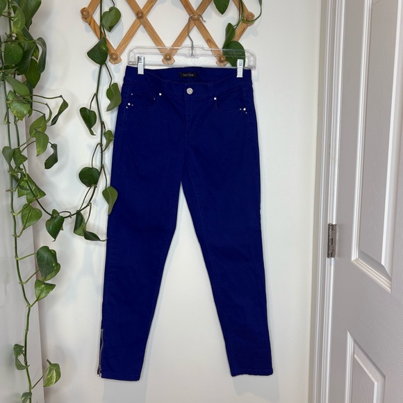 🎀 White House Black Market Royal Blue Skimmer Pants - Picture 1 of 13